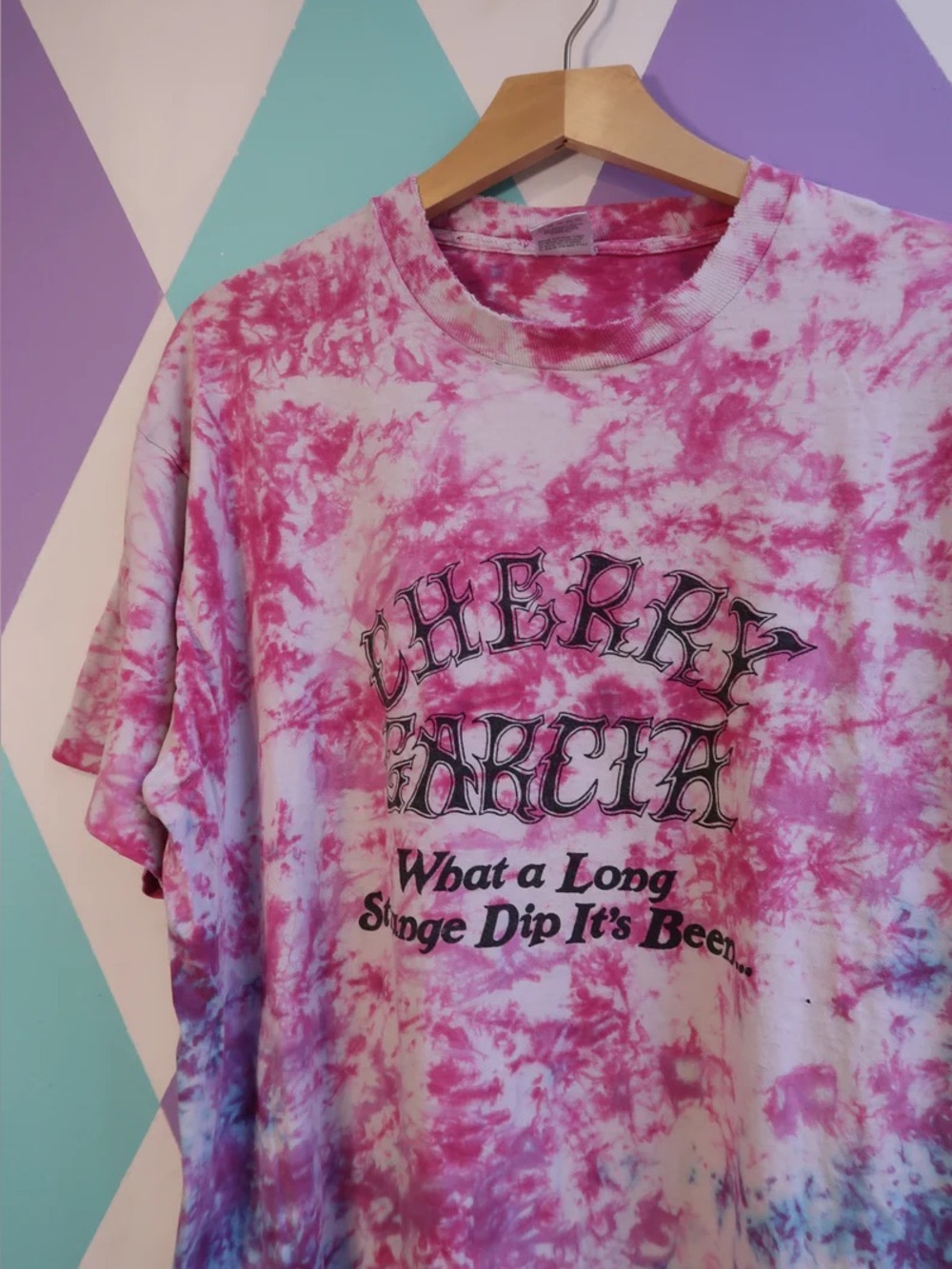 Vintage Cherry Garcia Ben & Jerry’s T-shirt Tie Dye 90s Grateful Dead XL Unisex